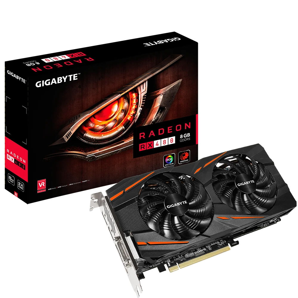 Gigabyte Radeon RX 480 WINDFORCE 8G  (Rev. 1.0)